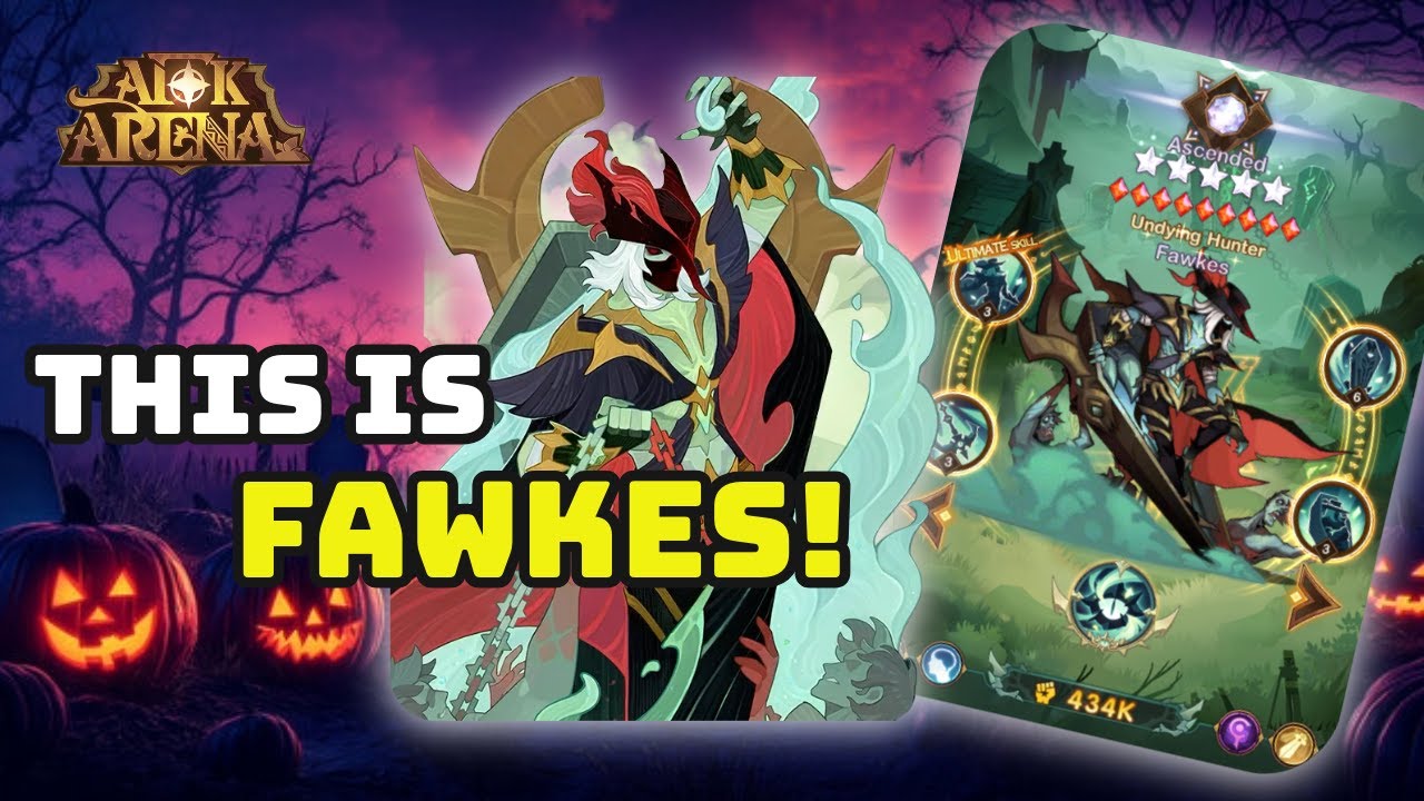 NEW Awakened Hero Fawkes - Skills, Abilities, Overall Review [AFK Arena]