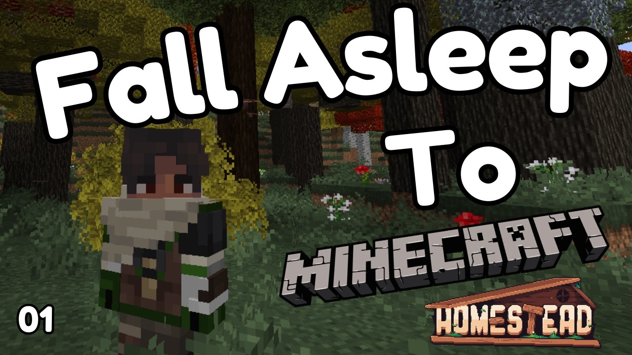 🌙 Peaceful Minecraft Homestead - Gameplay for Sleep & Relaxation - A Cozy Start