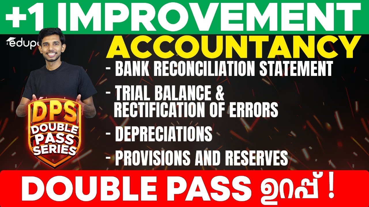 Plus one Improvement | Accounatncy | Sure questions | Full mark | Eduport Commerce and Humanities
