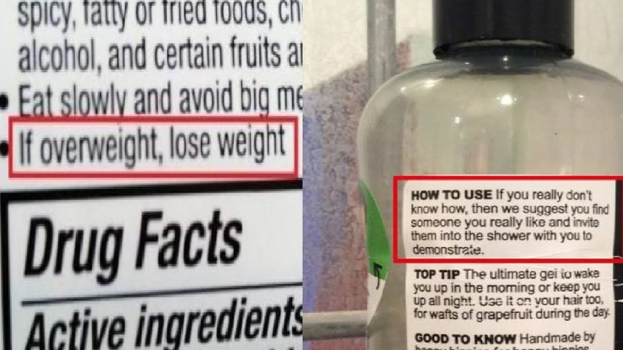 Top 10+ Of The Funniest  Product Instructions And Tags