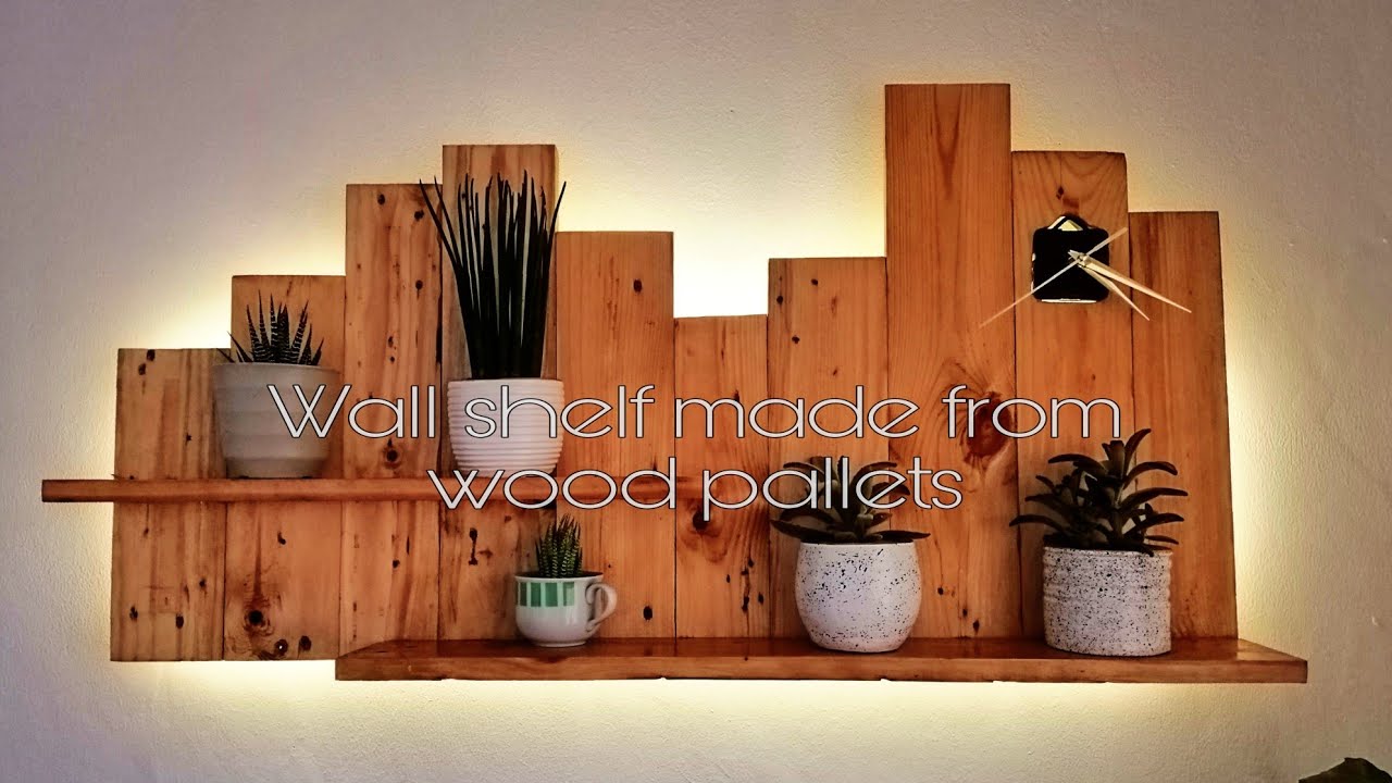 DIY wooden pallet wall shelf | Upcycle | Love, Lovejoy