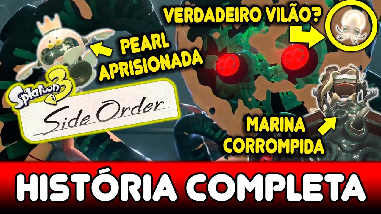 Splatoon 3 Side Order DLC - História completa - análise modo história / story mode - Nintendo Switch