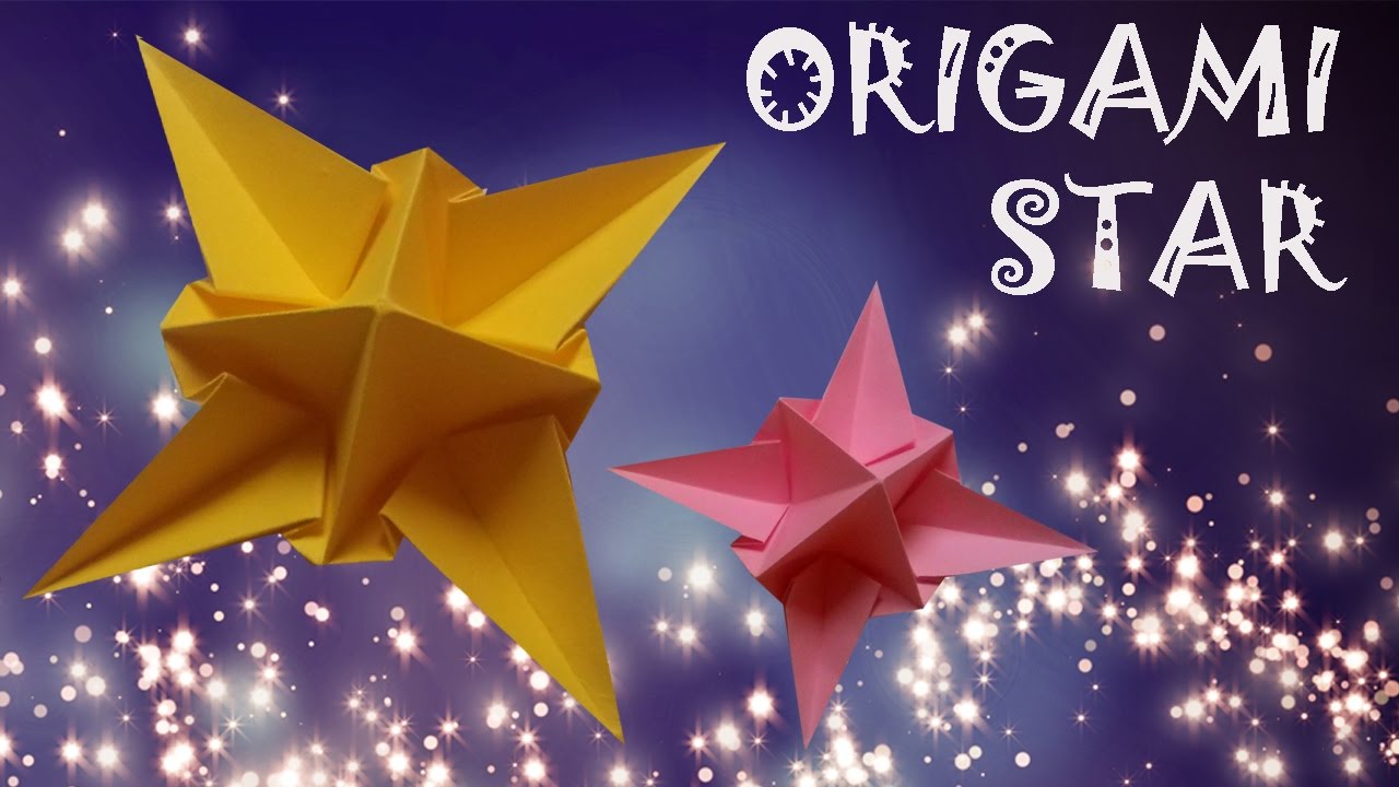 Origami Four Pointed Star - Origami Easy