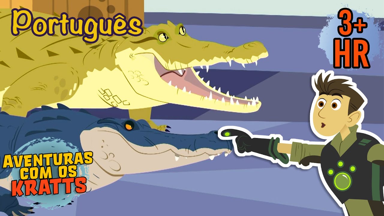 Crocodilos ou jacarés? | Quem é mais forte? [episódios completos] Aventuras com os Kratts