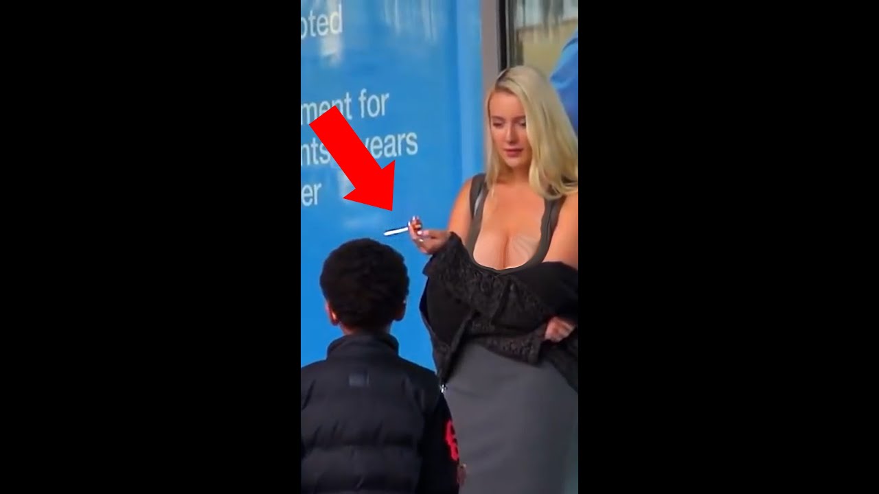 THIS KID WAS SMOKING IN PUBLIC 😱