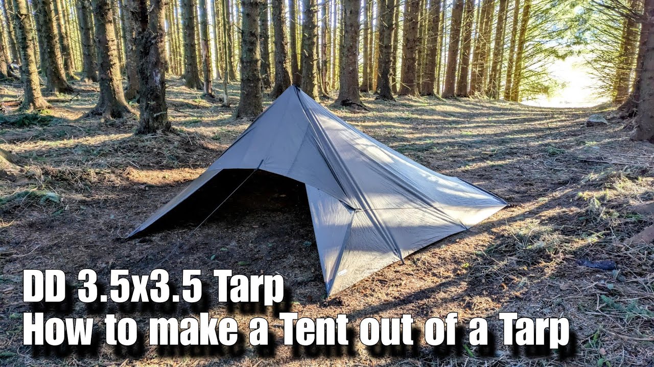 Учебное пособие по изготовлению брезентовой палатки DD 3,5 x 3,5 • Tarpology