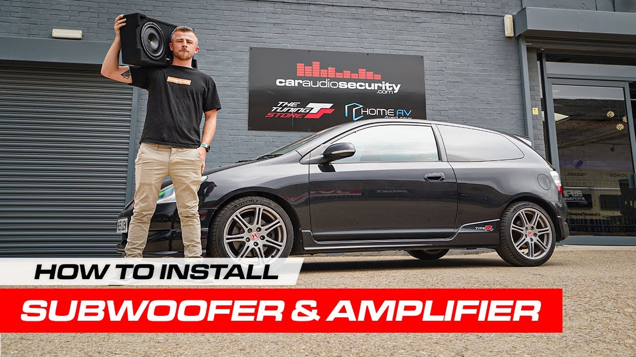 Installing an Amplifier & Subwoofer into your car - Honda Civic EP3 | Car Audio & Security