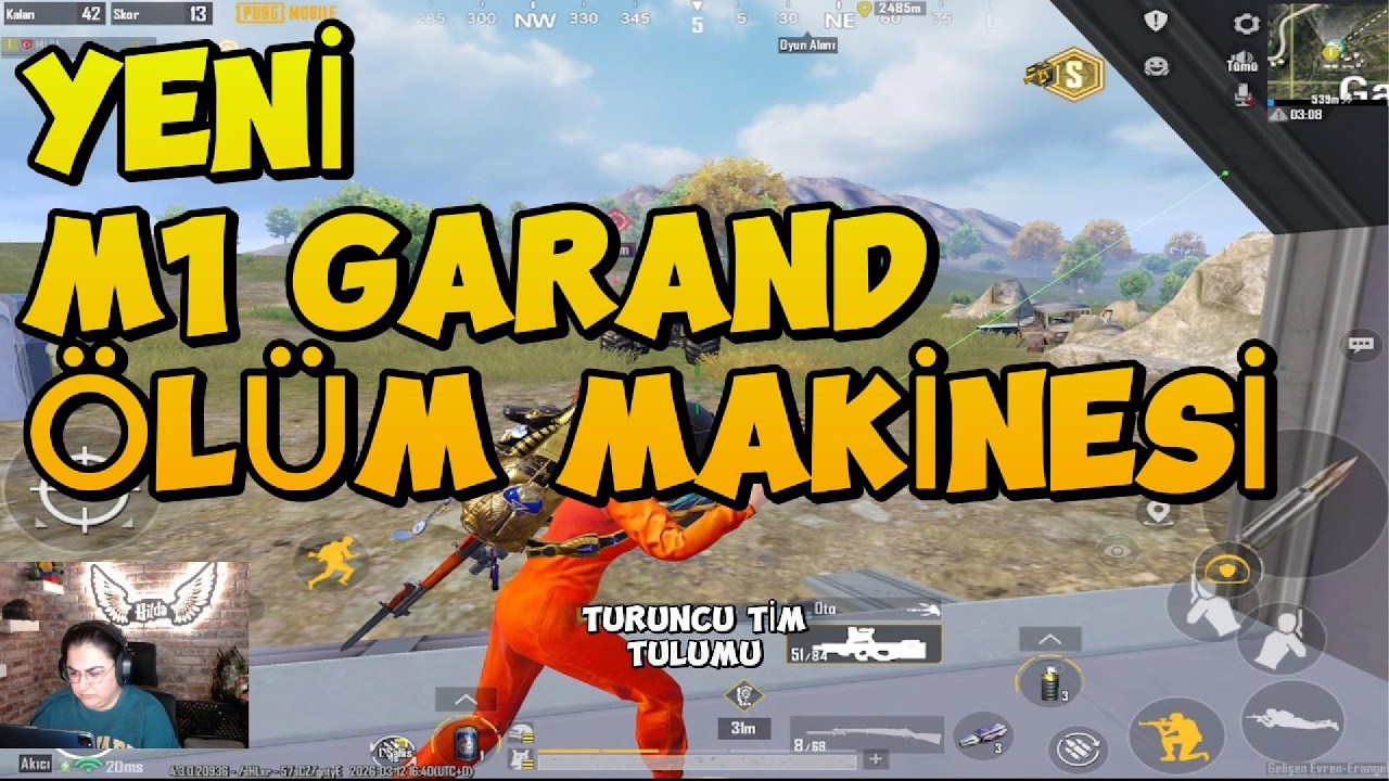 M1 Garand Gücü! Turuncu Tim Tulumuyla Efsane Maç#PUBGMOBILE#pubgmnextstarprogram#PUBGM8YAŞINDA