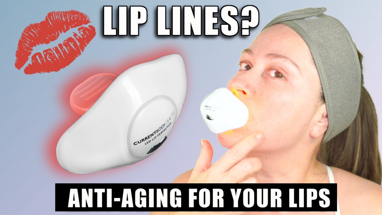LED LIGHT THERAPY FOR YOUR LIPS | CurrentBody Skin LED Lip Perfector W BEFORE & AFTERS