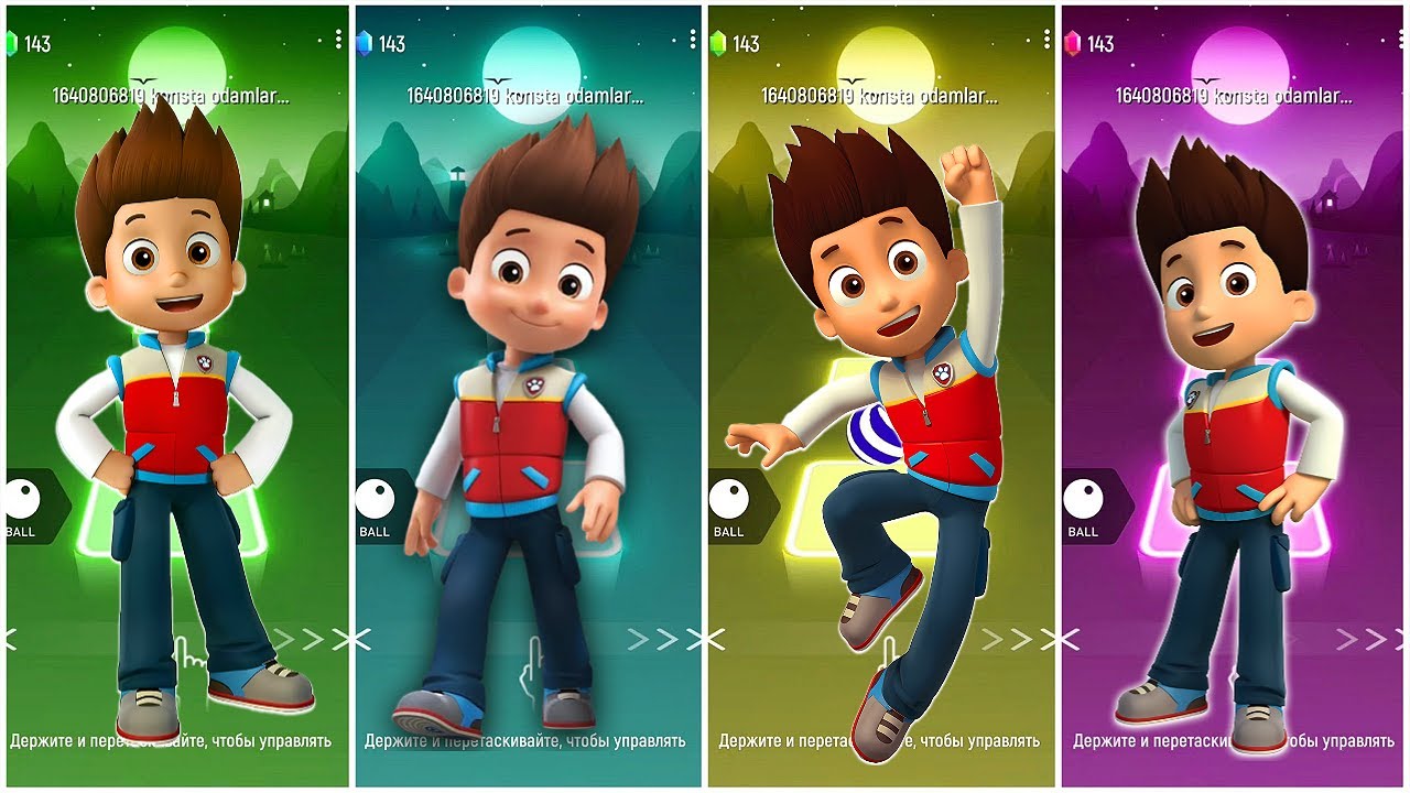 Level 13 Paw Patrol Team Ryder - Ryder - Ryder - Ryder || Tiles Hop EDM Rush #pawpatrul