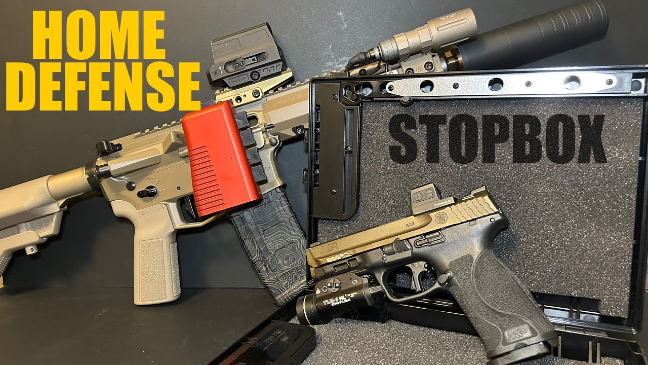 Staging For Home Defense - StopBox Pro & AR-15 Chamber Lock