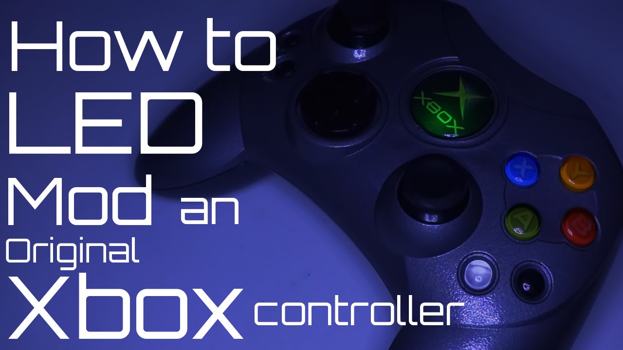 How to LED mod an original xbox controller