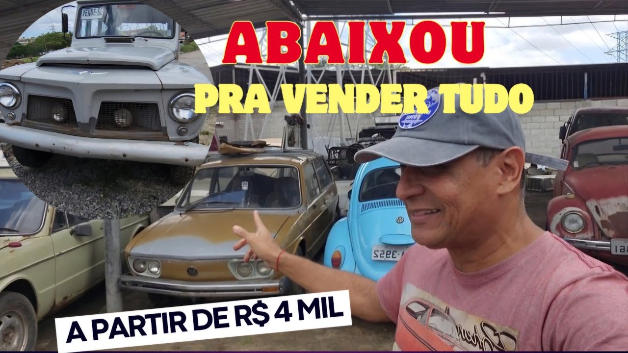 PREÇOS, A PARTIR DE R$ 4 Mil. @OS CAÇADORES DE SUCATAS Oficial  #vendadecarro #carrosantigos #carroa