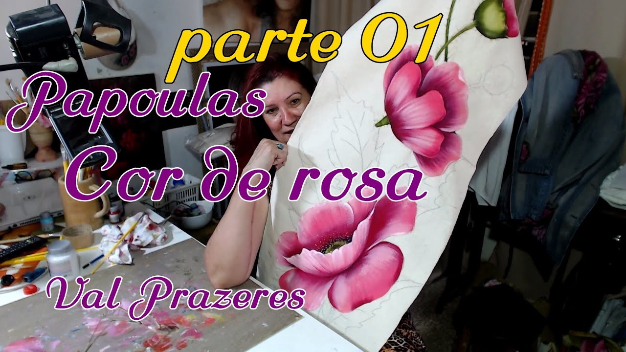 Papoulas cor de rosa