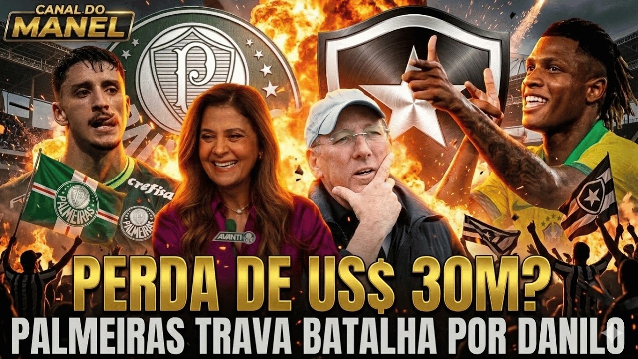 🚨🚨🚨Guerra por Danilo: Por que o Palmeiras recuou pós o aviso de Textor? Botafogo desmarca com Textor