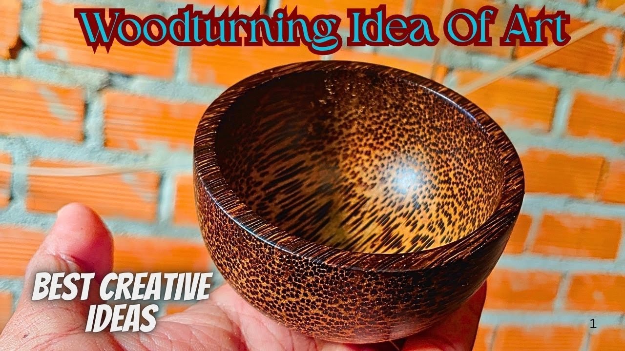 Very Nice Palm Bowl Turning of Wood Art for Today