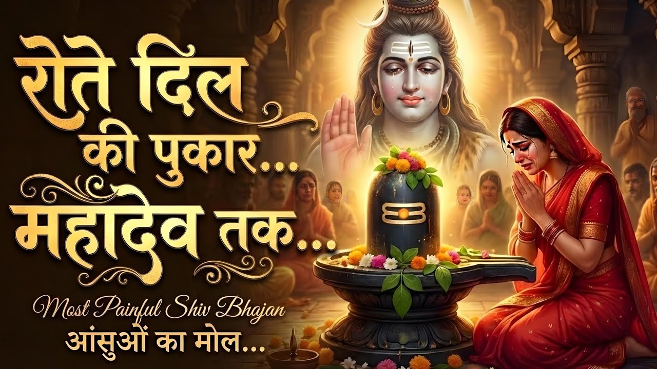 रोते दिल की पुकार महादेव तक😭 | Most Painful Shiv Bhajan आंसुओं का मोल कोई ना जाने by Jk Bhakti Dhara