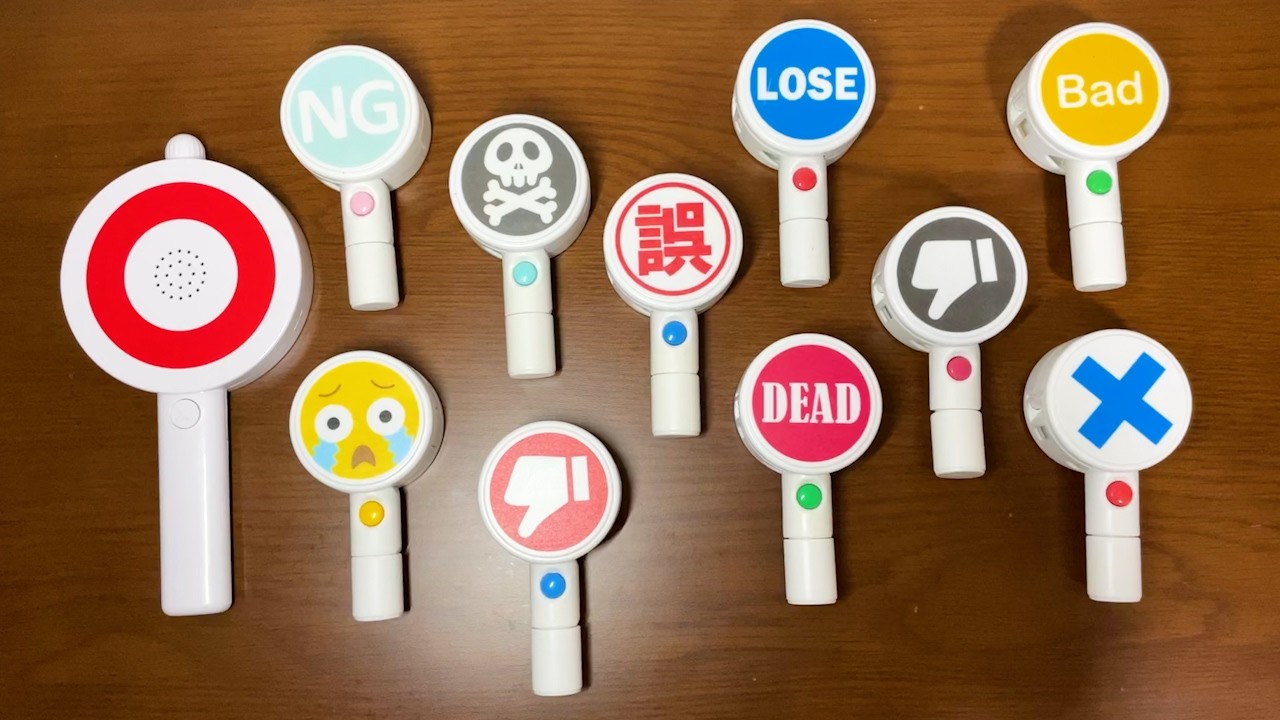 【ガチャ】マルバツサウンドボタン11種類で遊んでみた。Playing with the Japanese capsule toy Marubatsu sound button.カプセルトイ