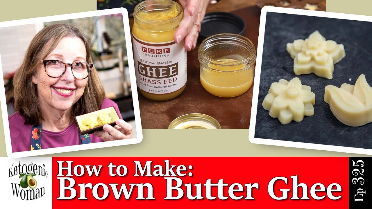 How to Make Brown Butter Ghee and Ghee Bites for Reduced Dairy Consumption!