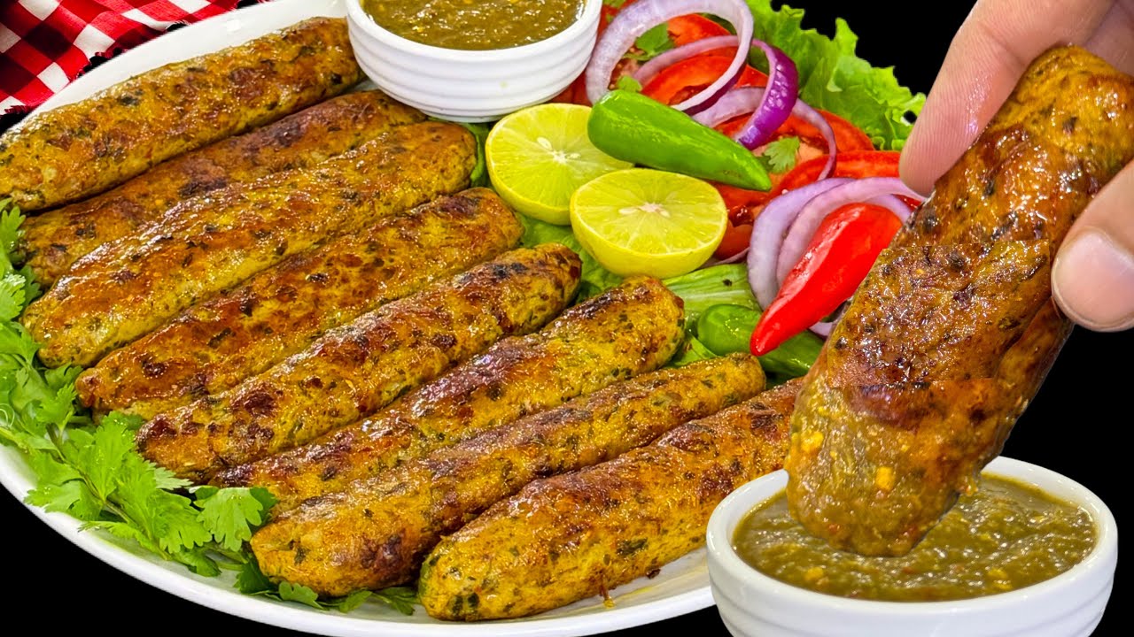 DELICIOUS Chicken Seekh Kabab Recipe! | How to Make Perfect Chicken Seekh Kabab | Make & Freez