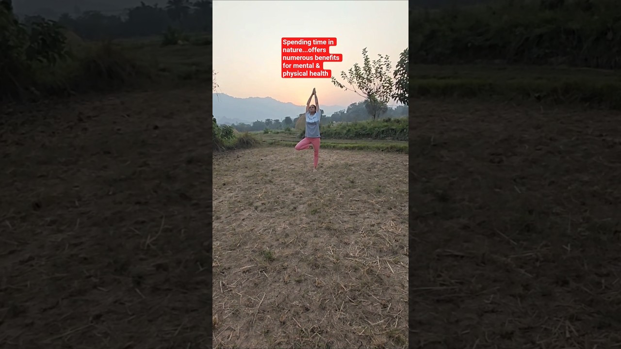 🏃Morning yoga flow✌️ ✨#natureyoga #outdoors #healthylifestyle #healthyliving