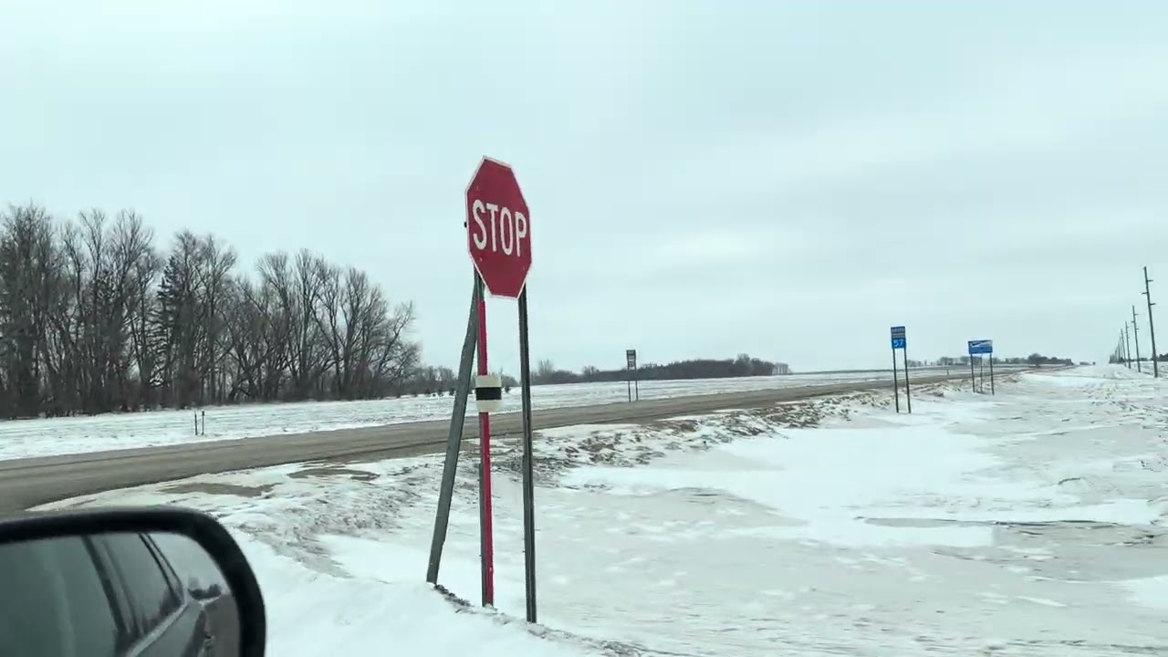 Goodhue County road 12 and 10 by Zumbrota, Minnesota.