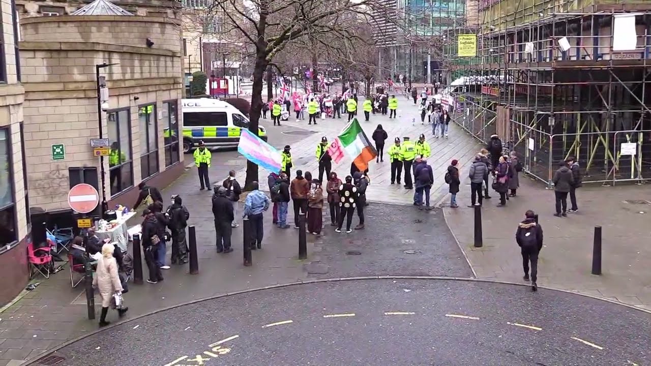 Pro/Anti Migrant & Refugee Protest #28 Newcastle 2026