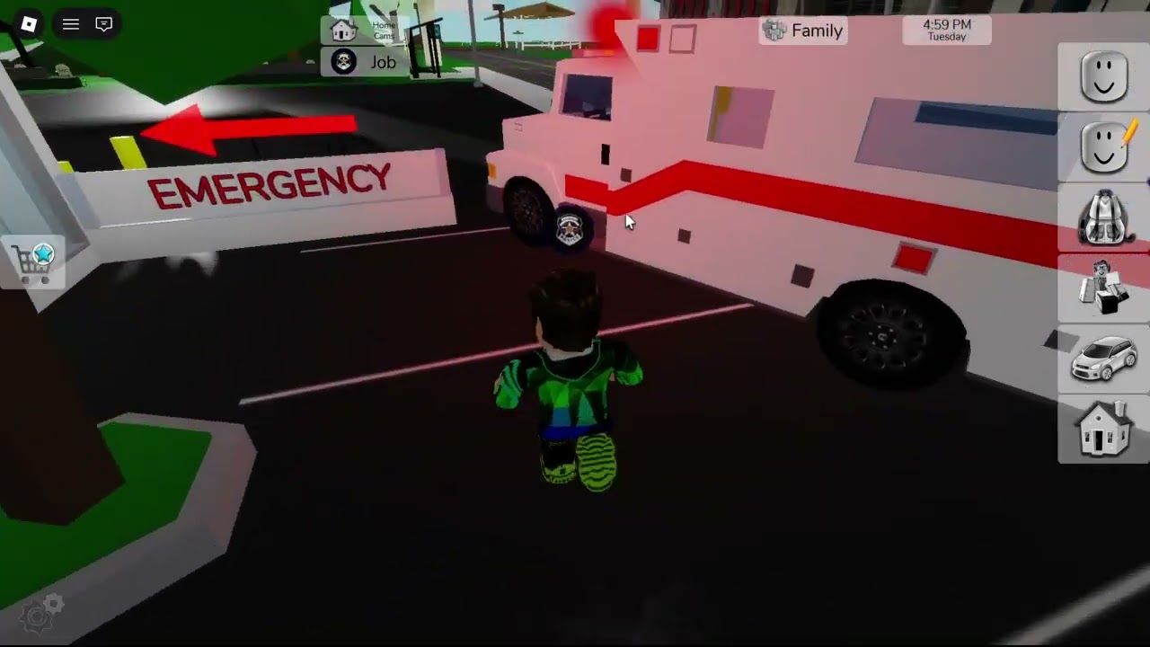 Playing Roblox with friend.