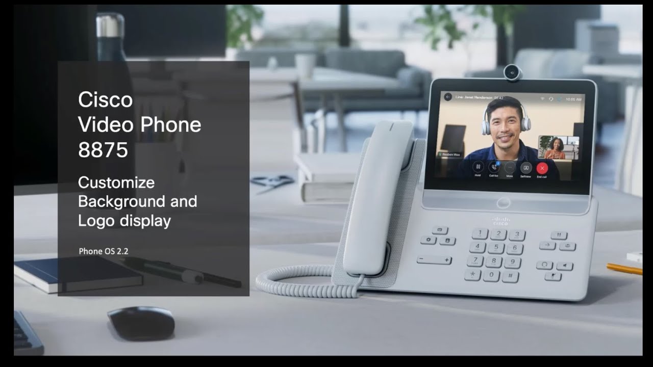 Cisco Video Phone 8875 customized display options