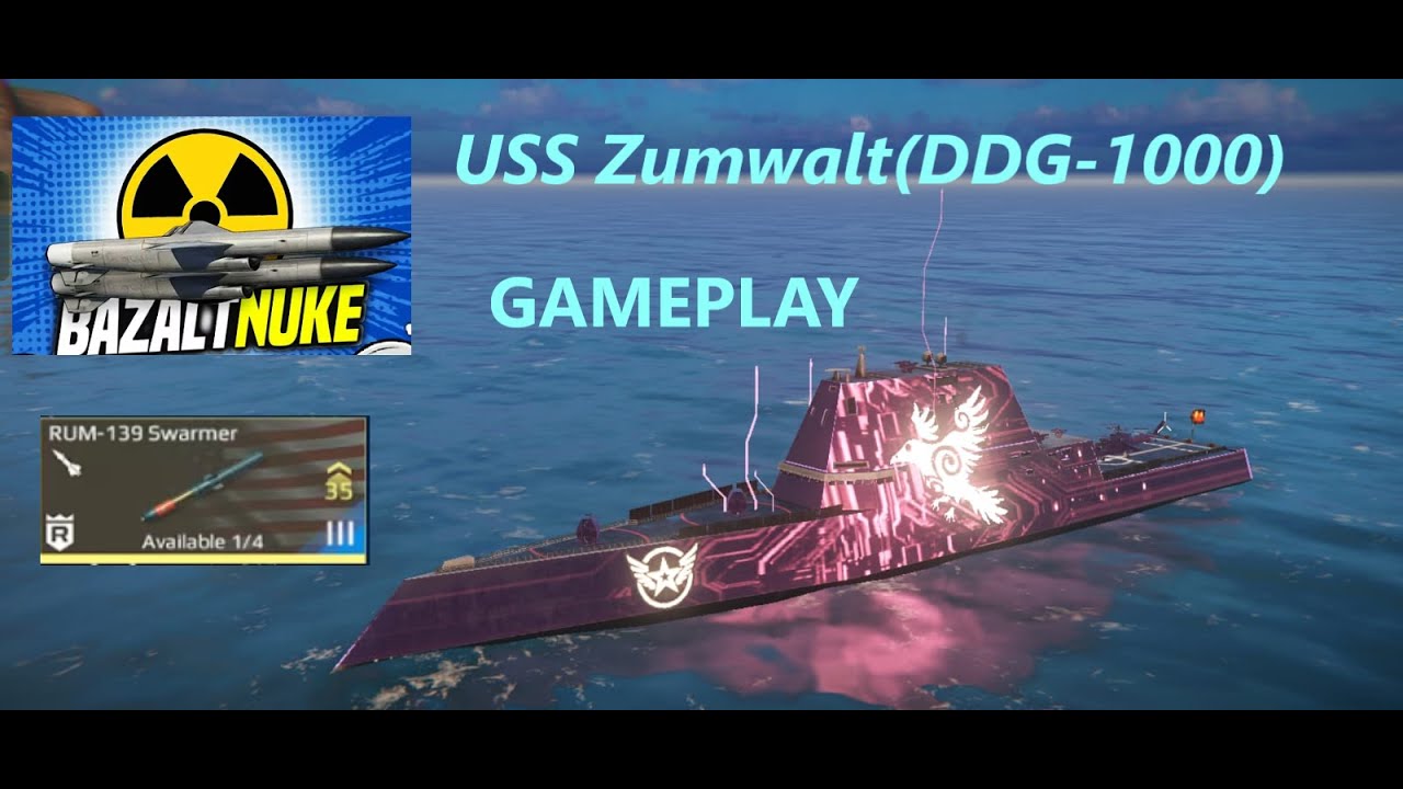 USS Zumwalt (DDG-1000) With P-500 Bazalt (Nuke) And RUM-139 MISSILE | Deadly - Modern Warships