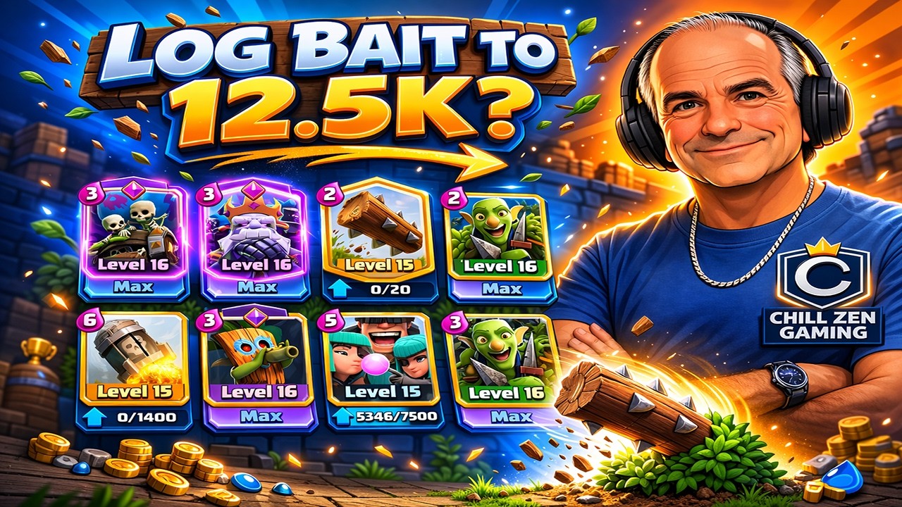 Can Log Bait Reach 12.5K Trophies? | Ultimate Clash Royale Push