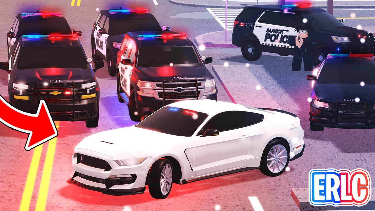 CRIMINALS ACCIDENTLY STEAL UNDERCOVER COP CAR! - ERLC Roblox Liberty County