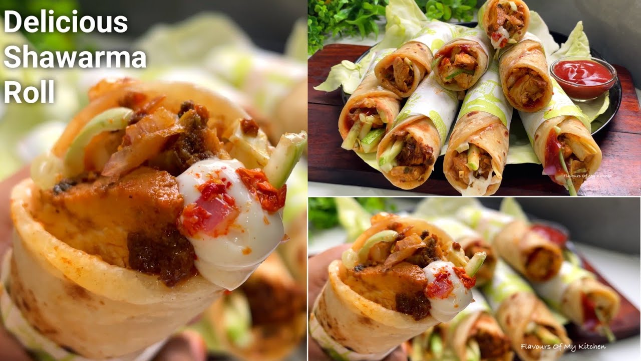 Perfect Chicken Shawarma Recipe at Home | घर पर बनाएं क्रिस्पी चिकन शाورमा रोल