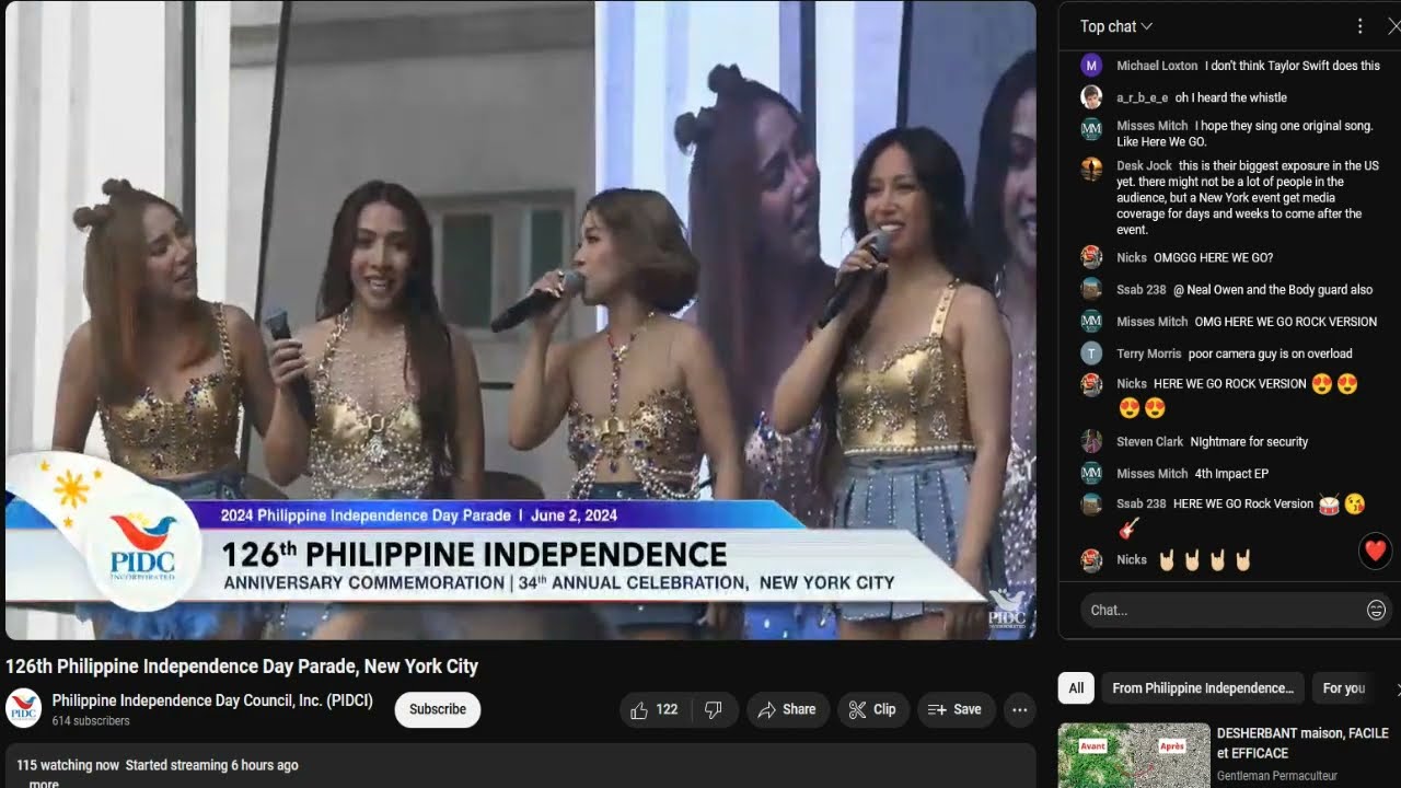 4th Impact - (with Chat) 126th Philippine Independence Day's Cultural Festival, NYC | June 2, 2024