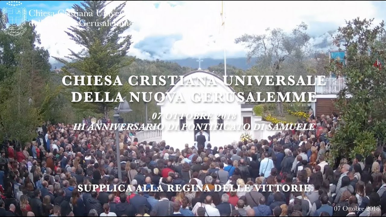 07/10/18, III Anniversario di Pontificato di Samuele. Supplica alla Regina delle Vittorie