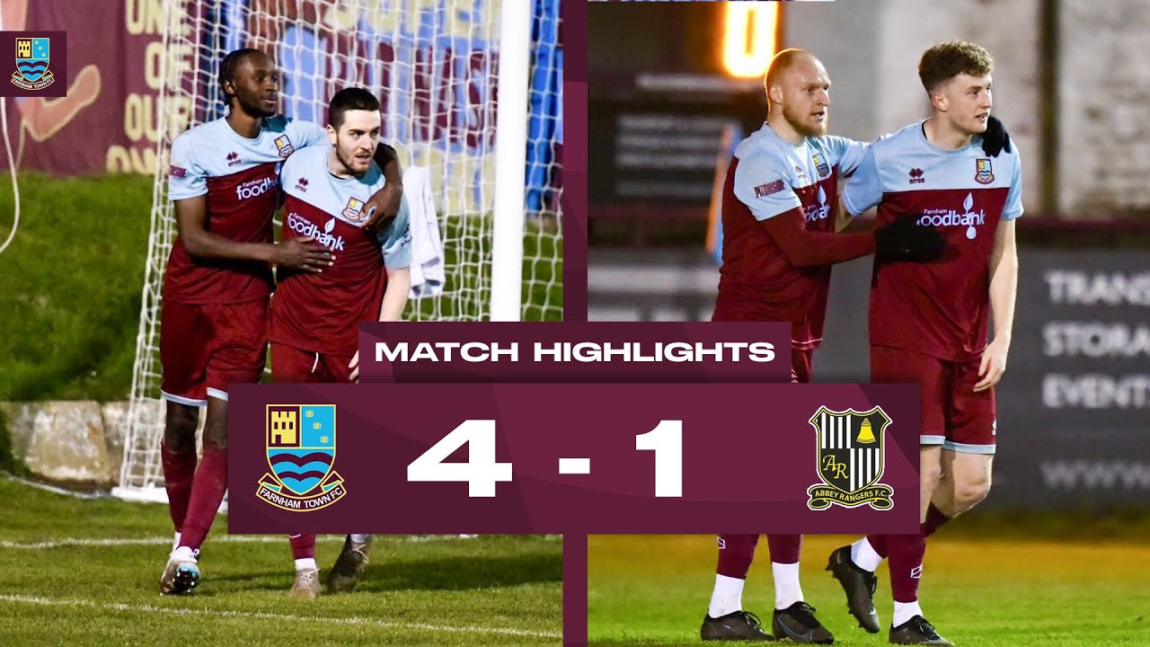 A HUGE win at the TOP! | Farnham Town vs Abbey Rangers | Full Match Highlights