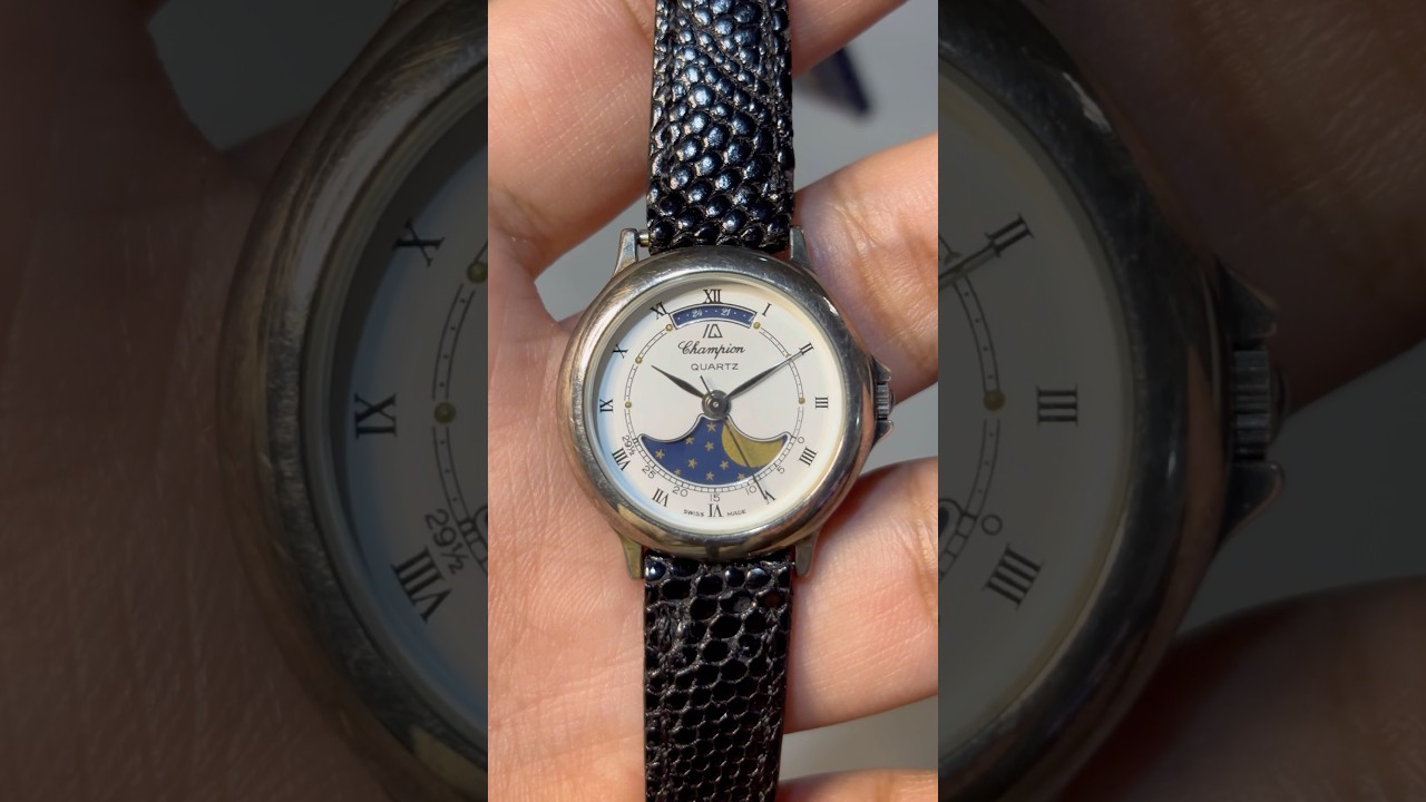 Champion Moonphase #редкиечасы #винтажныечасы #востребованныесекунды #коллекциячасов #уникальныечасы