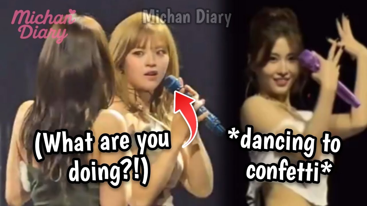 nayeon *attempts* to surprise jeongyeon but gets startled herself