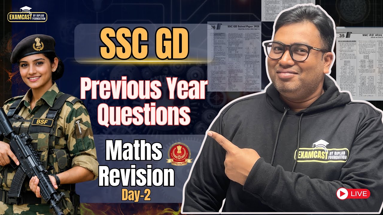 PYQ SSC GD 2026 | Practice & Revision before exams |