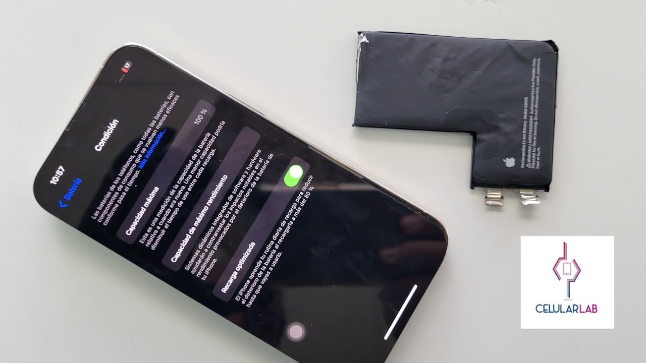 Cambio de batería 🔋 iPhone 13 Pro - Programada al 100%