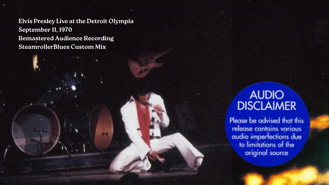 Elvis Presley Live in Detroit (September 11, 1970 — Rare Audience Tape Remastered)
