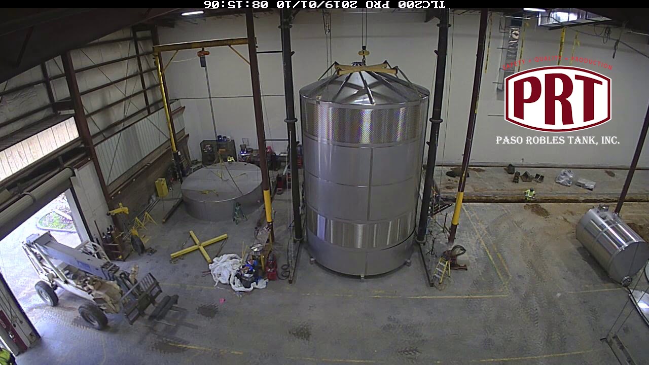 Paso Robles Tank- Stainless Tank Fabrication