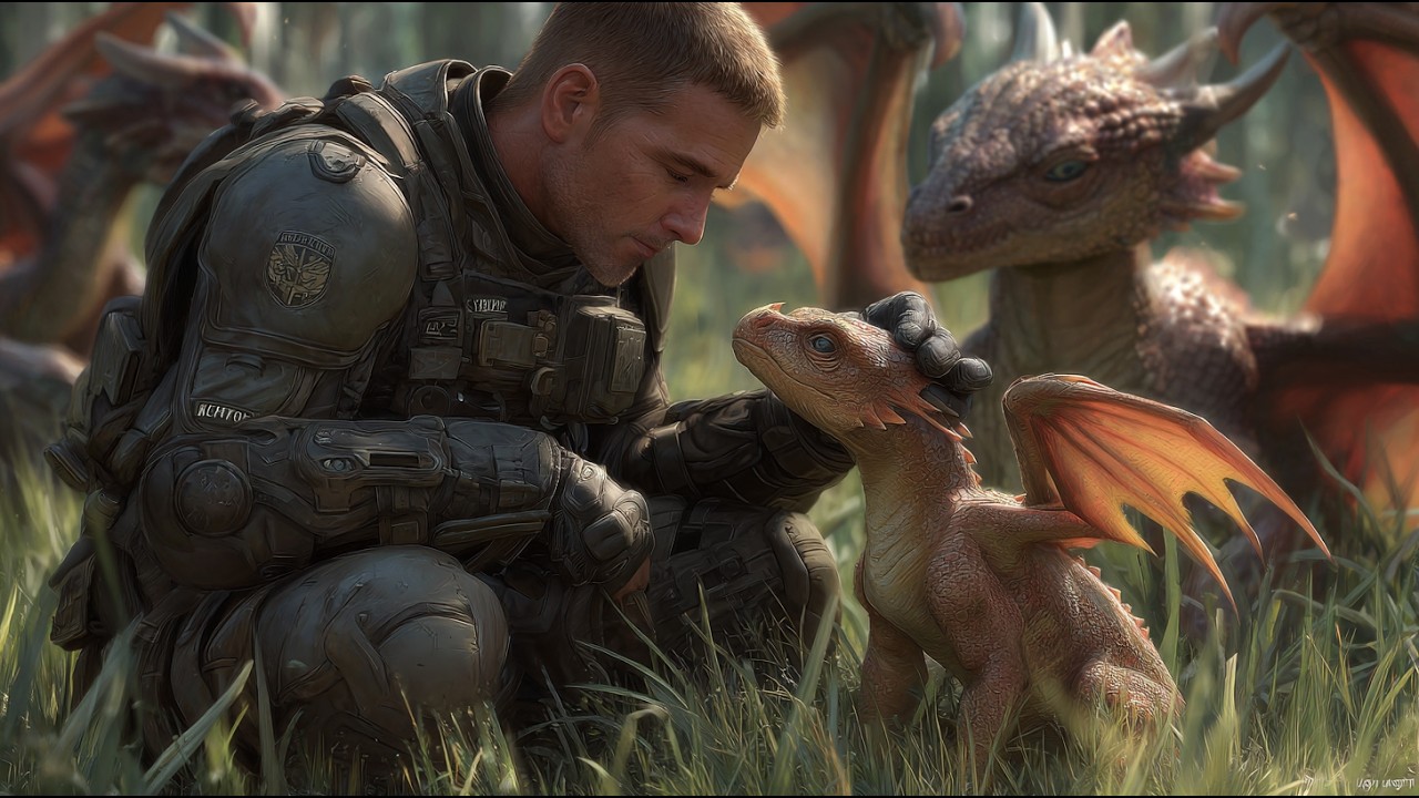 Soldier Purchases Lone Dragon and Her Five Young — Shortly After, One Calls Him Dad | HFY