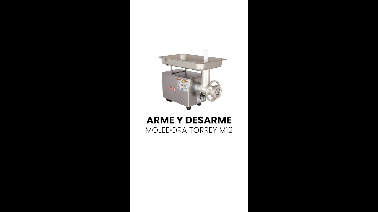 Arme y desarme Moledora Torrey M12 - Comercial Maquinet