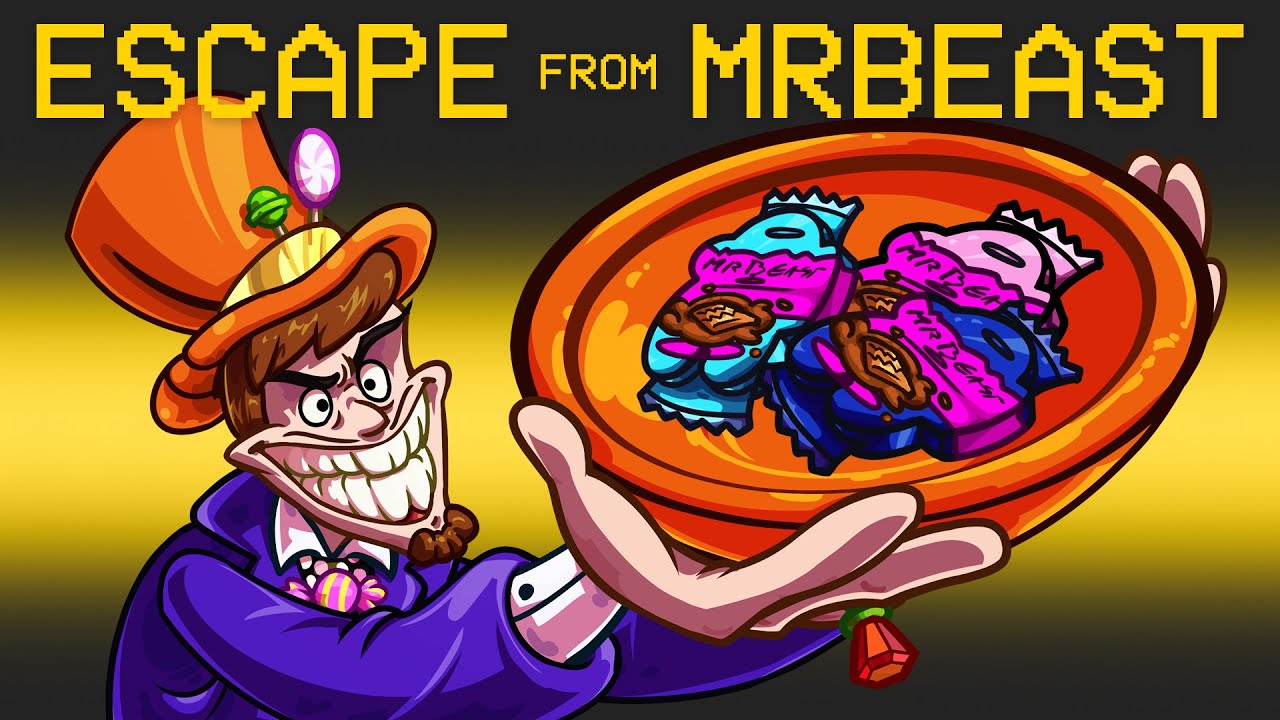 Escape From MrBeast Mod in Among Us