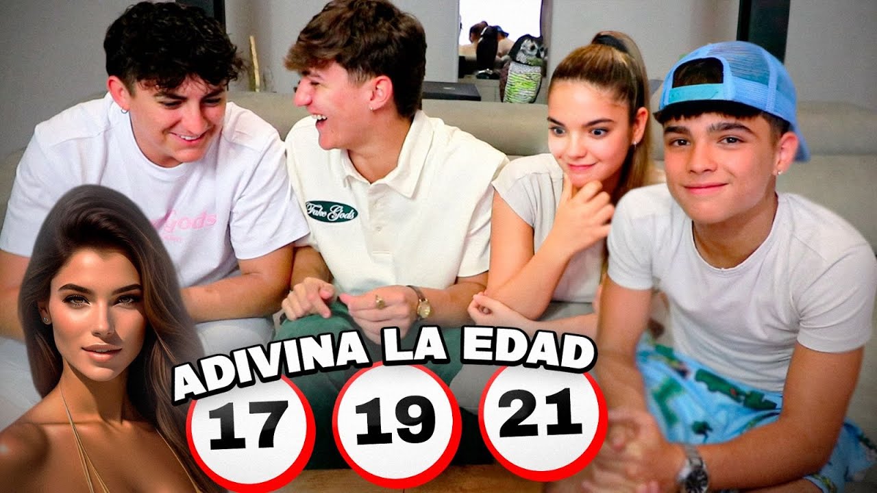 ¡ADIVINA SU EDAD con DAFNE y ALEN! *estos chavales están locos*