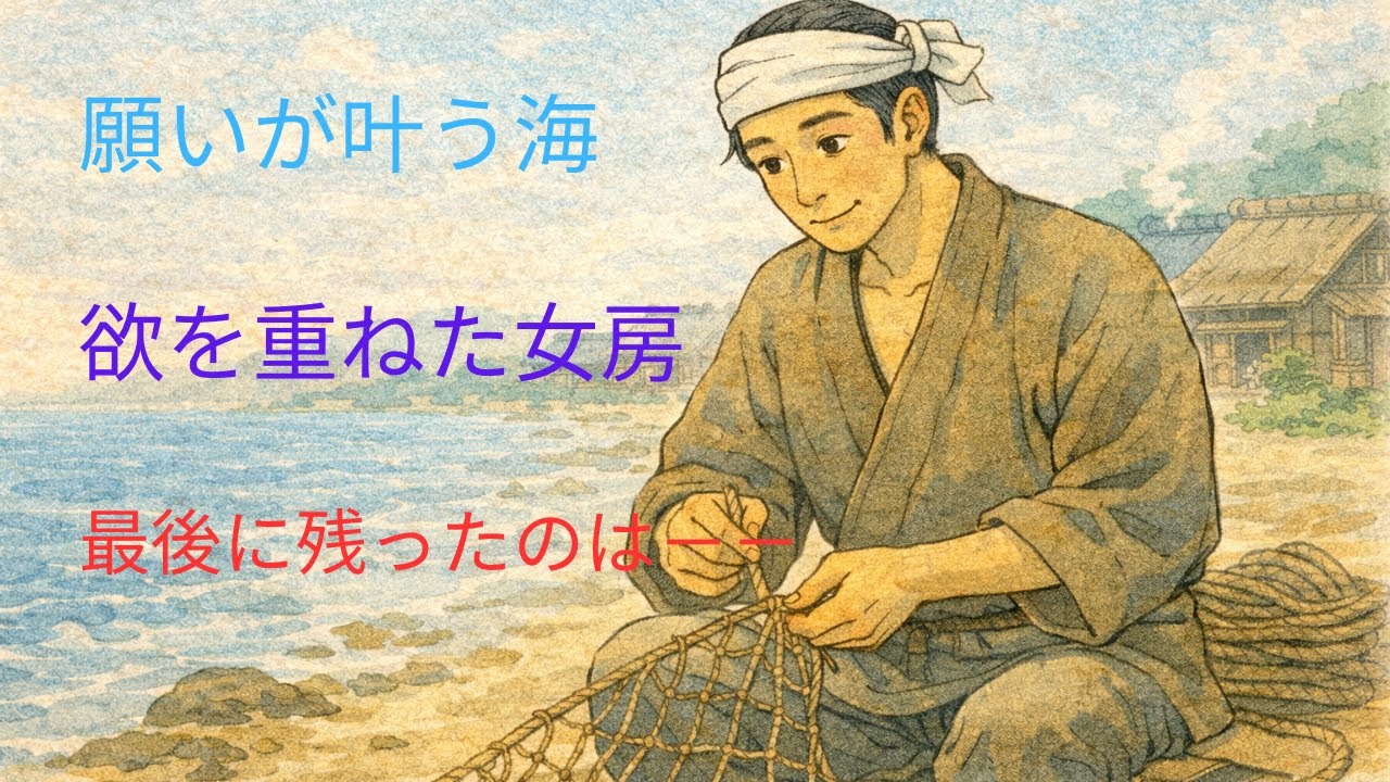 入江の龍神と箸を落とした女房【輝きの民話】　#感動する話 #民話 #昔話