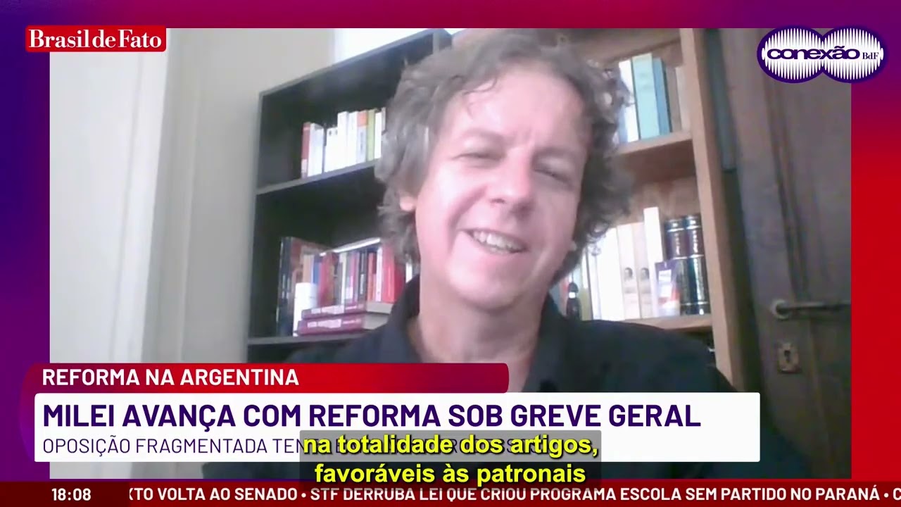Chipi Castillo, Deputado da FIT, sobre a greve geral na Argentina e reforma trabalhista de Milei