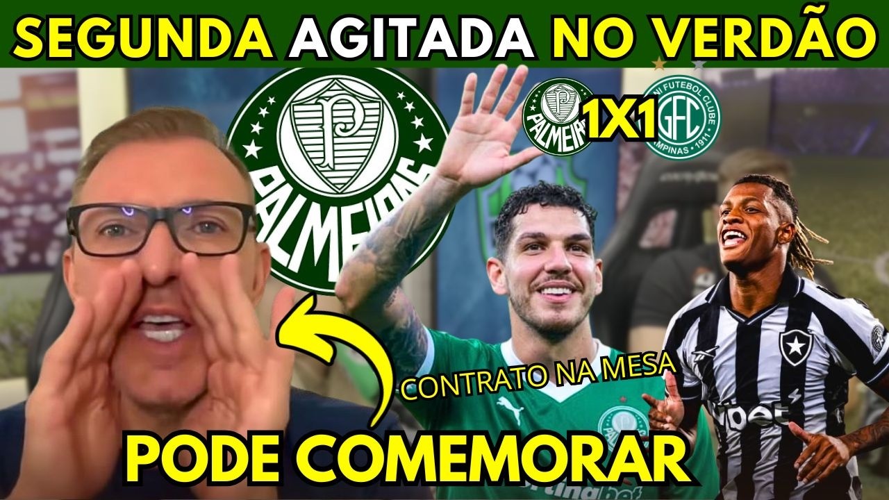🤯POR DETALHES! NINO NO VERDÃO? VELLOSO TROUXE INFO BOMBÁSTICA DO MERCADO DA BOLA DO PALMEIRAS