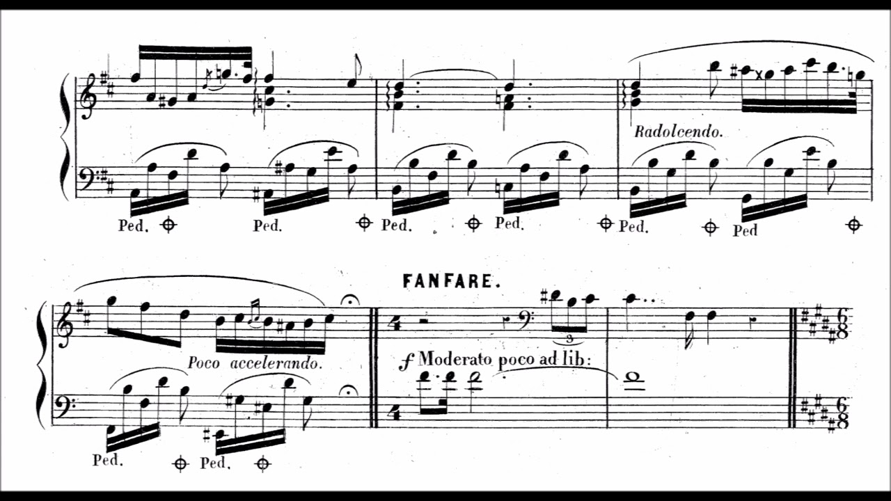 Charles Samuel Bovy-Lysberg: Le tournoi, Op.37 [Poëme musical, ~1854]